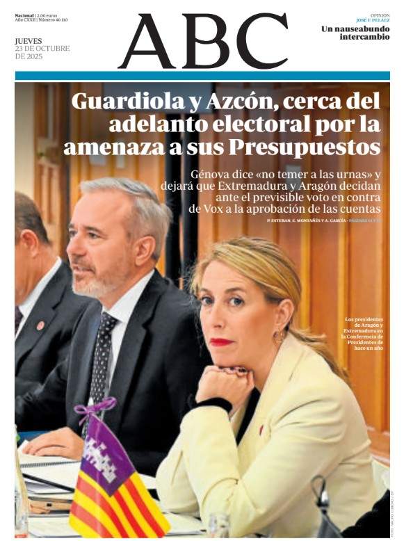 ABC, 23 octubre 2025 ABC, 23 octubre 2025