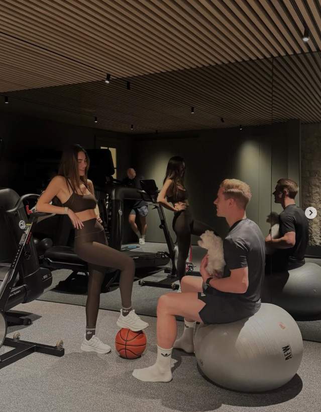 Ona Sellarés y Ter Stegen haciendo deporte, Instagram Ona Sellarés y Ter Stegen haciendo deporte, Instagram