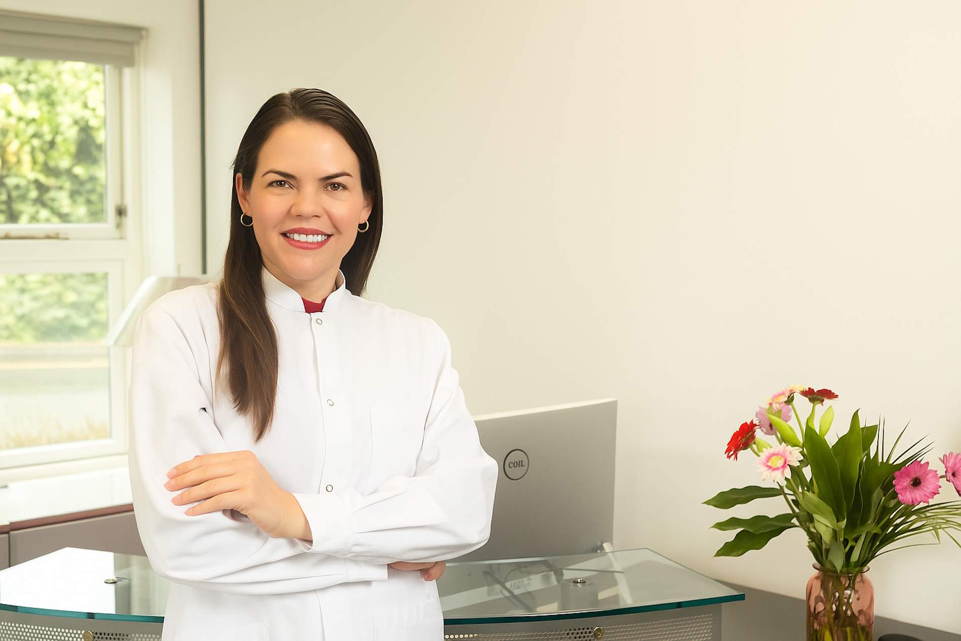 Retrat de la doctora Evelyn Alba Retrat de la doctora Evelyn Alba