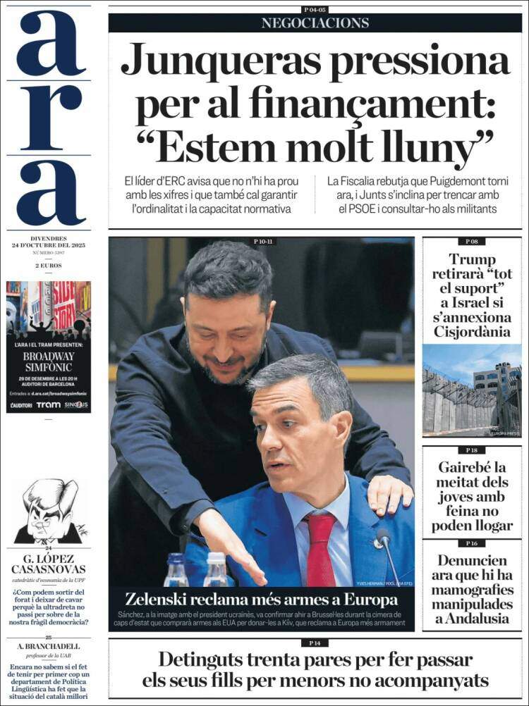 Ara, 24 octubre 2025 Ara, 24 octubre 2025