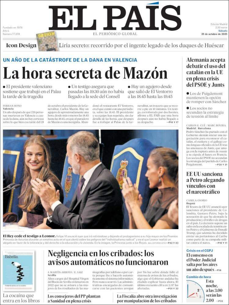 'El País' 25 'El País' 25