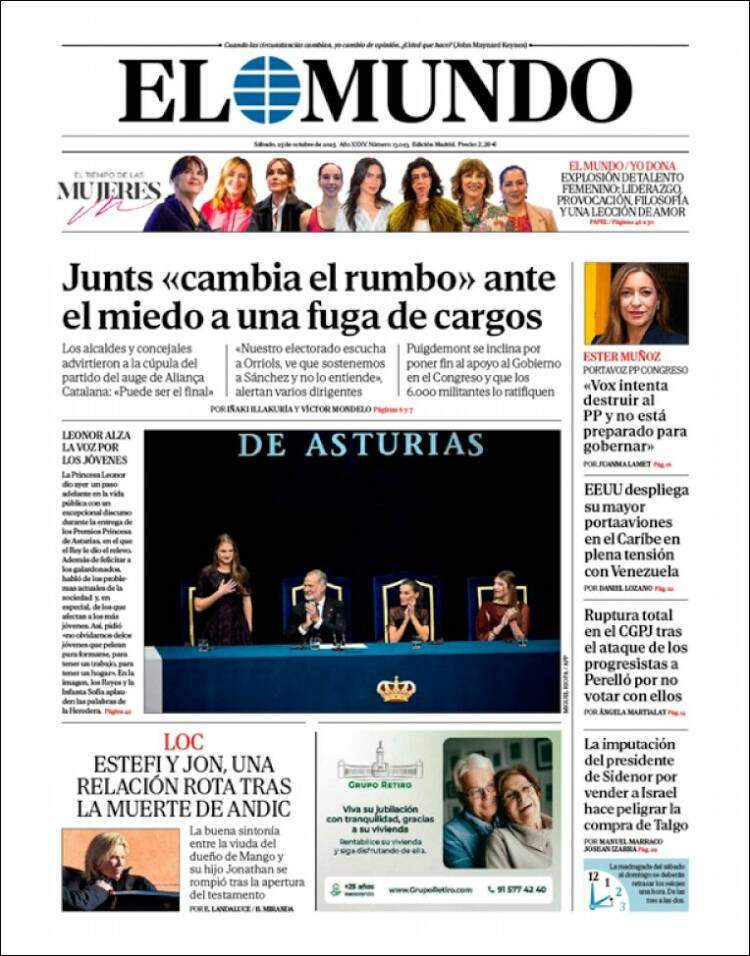 'El Mundo' 25 'El Mundo' 25