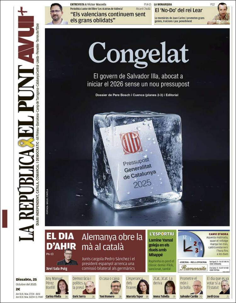 'El Punt Avui' 25 'El Punt Avui' 25