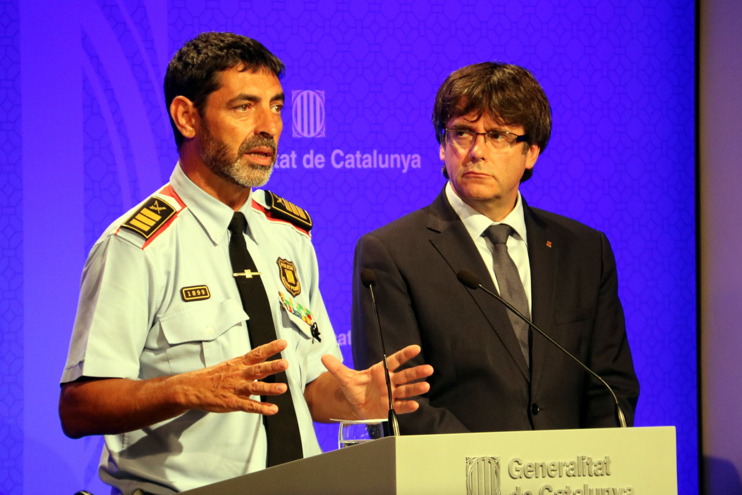 La carta de Puigdemont a Trapero després de l'1-O