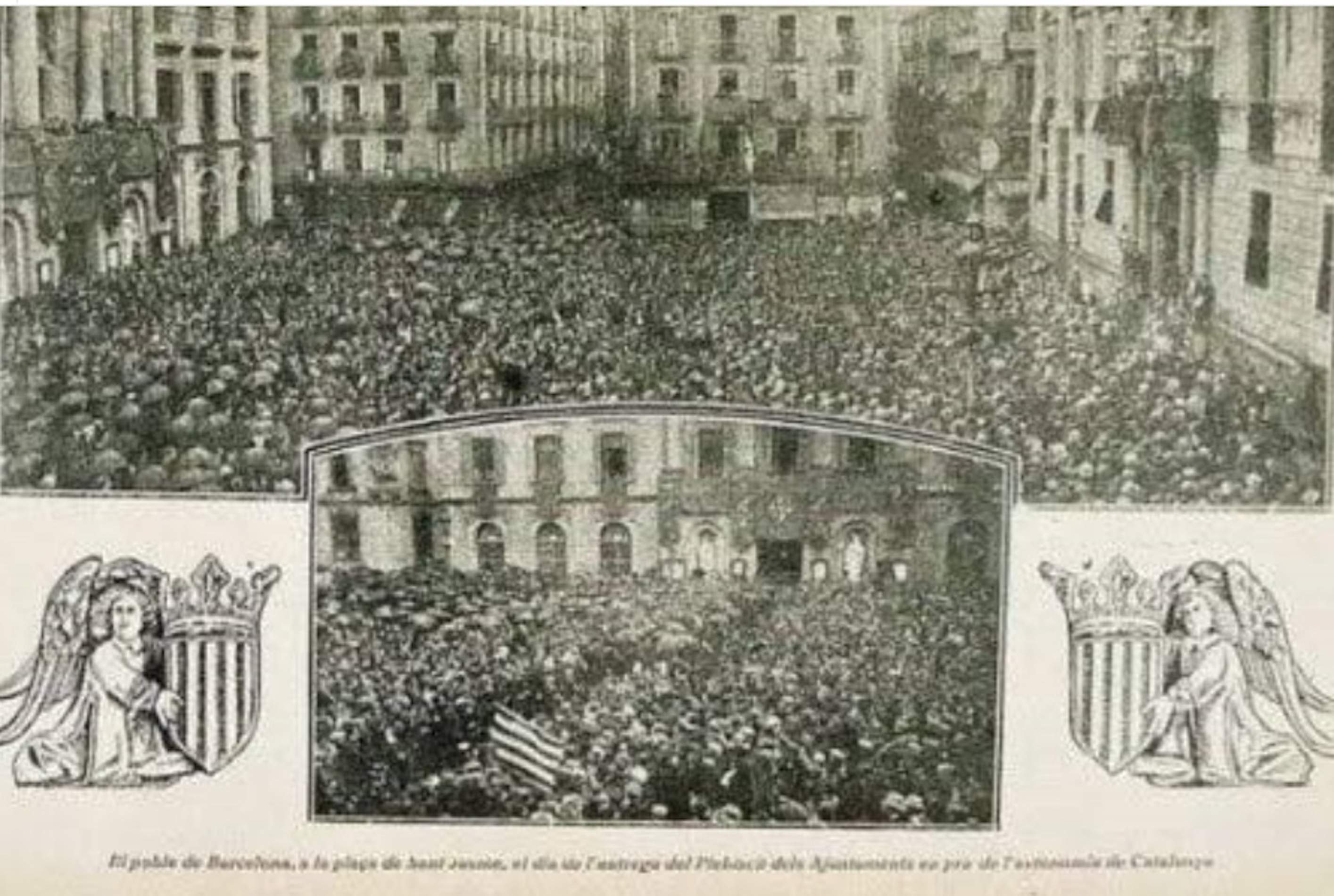 Concentraciones en Barcelona en favor del Estatuto de 1919 (16 11 1918). Fuente Blog Llibertat Concentraciones en Barcelona en favor del Estatuto de 1919 (16 11 1918). Fuente Blog Llibertat
