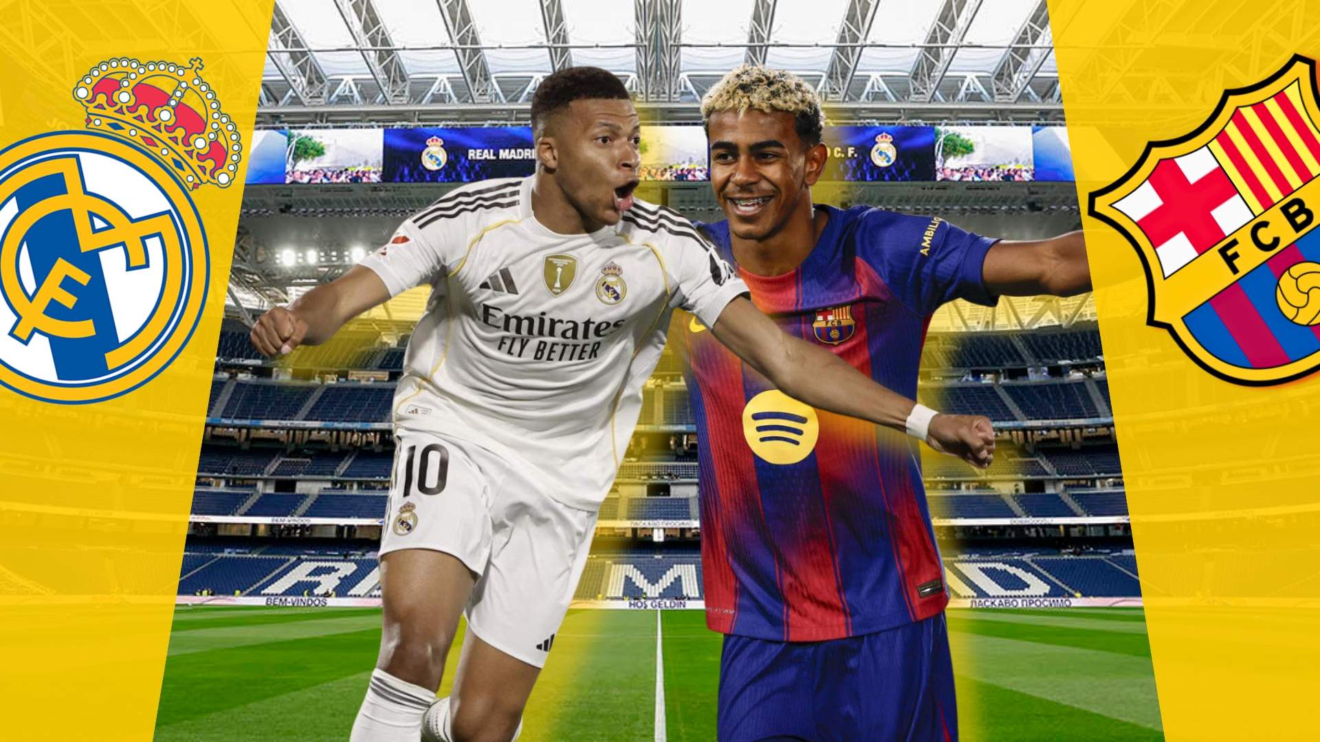 Reial Madrid - Barça: horari i on veure per TV el Clàssic de la 10a jornada de LaLiga EA Sports Reial Madrid - Barça: horari i on veure per TV el Clàssic de la 10a jornada de LaLiga EA Sports