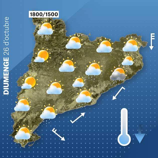 Mapa Catalunya Dilluns 25-10 Mapa Catalunya Dilluns 25-10
