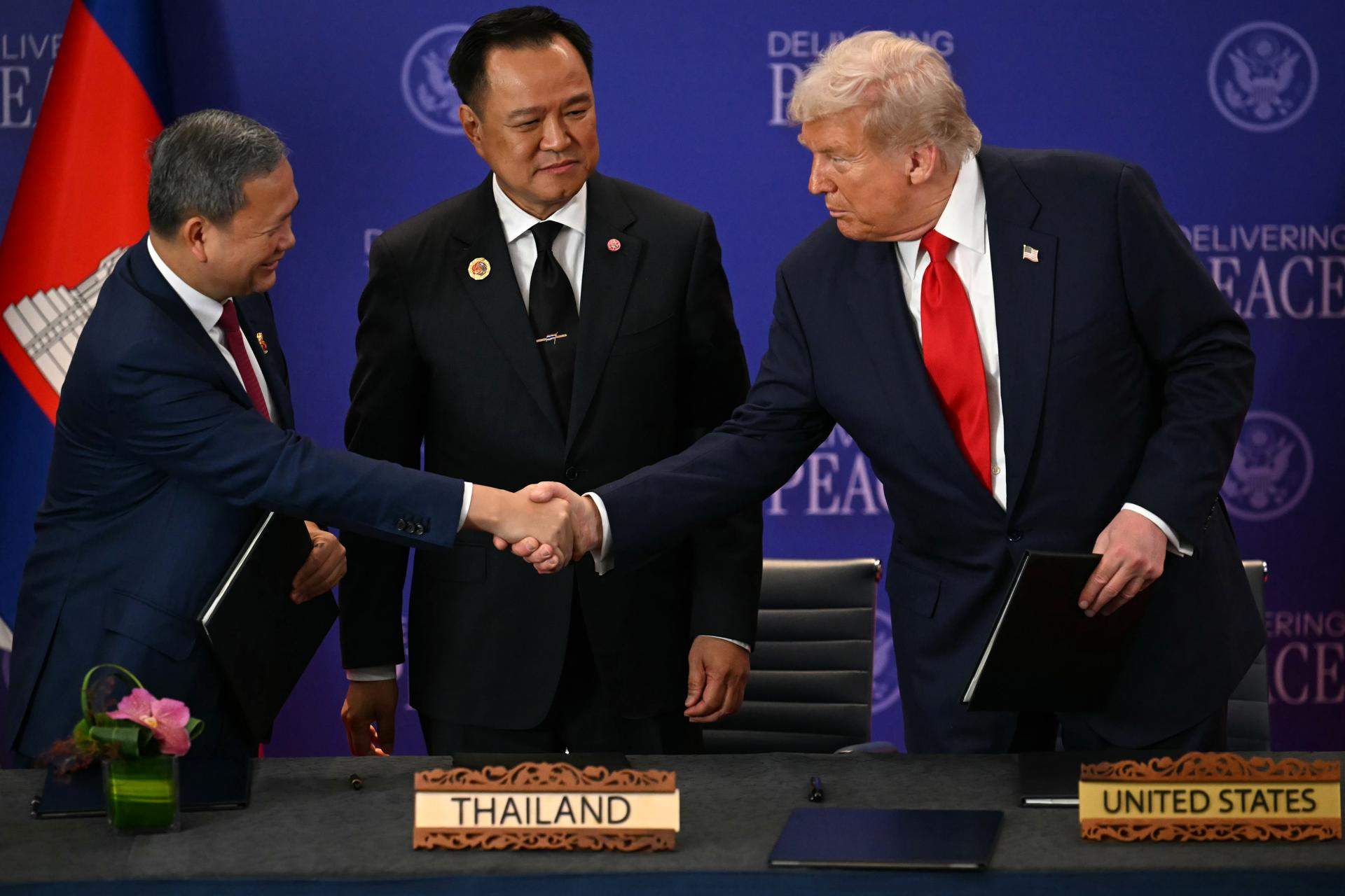 Camboya y Tailandia acuerdan la paz: Trump se apunta el tanto para el próximo Nobel Camboya y Tailandia acuerdan la paz: Trump se apunta el tanto para el próximo Nobel