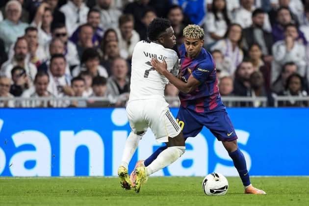 Lamine Yamal Vinicius Barça Reial Madrid / Foto: Europa Press Lamine Yamal Vinicius Barça Reial Madrid / Foto: Europa Press