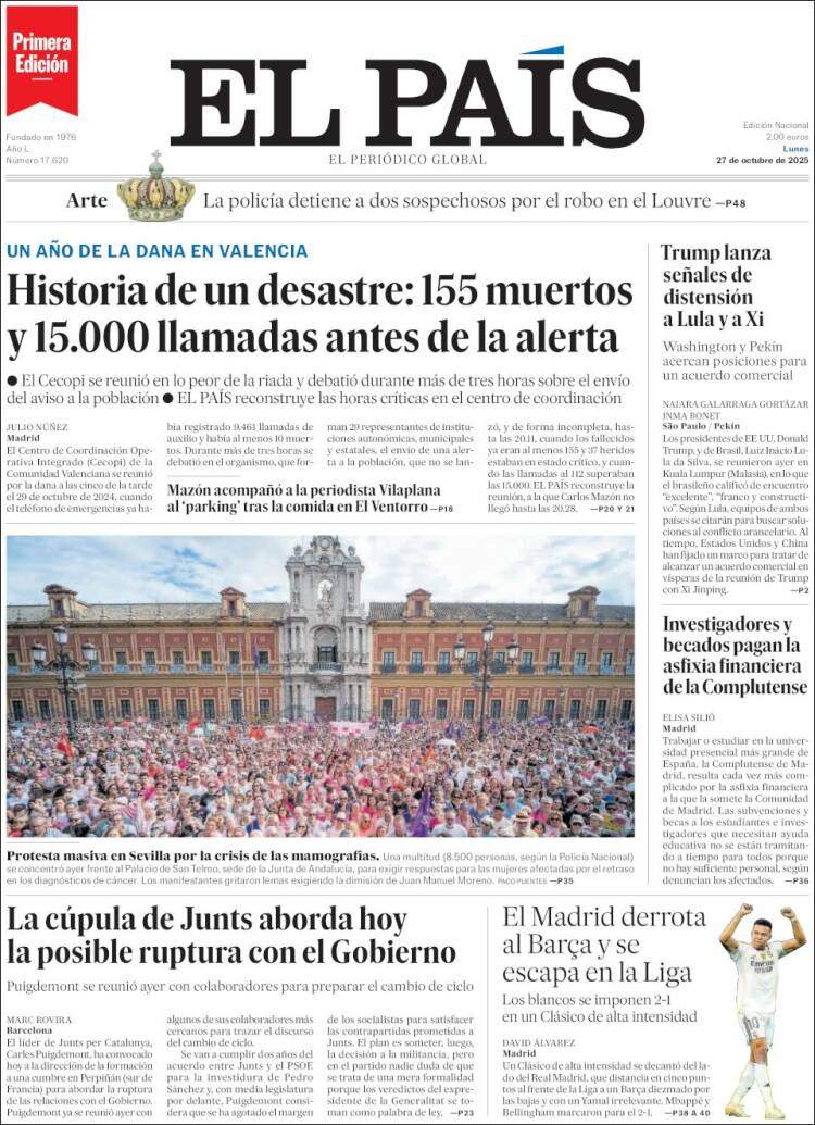 El Pais, 27 octubre 2025 El Pais, 27 octubre 2025