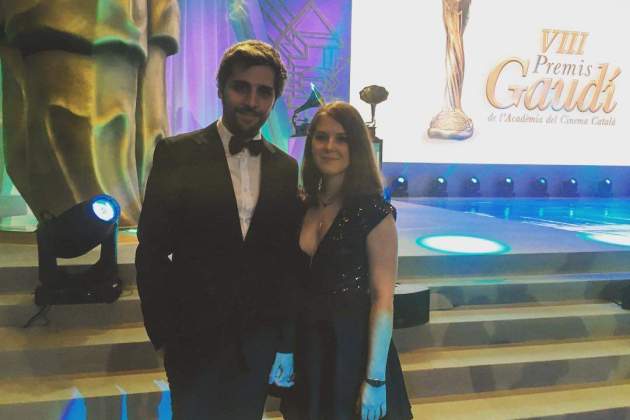 Marc Rius i Clara de Ramon l'any 2016 als Premis Gaudí / Instagram