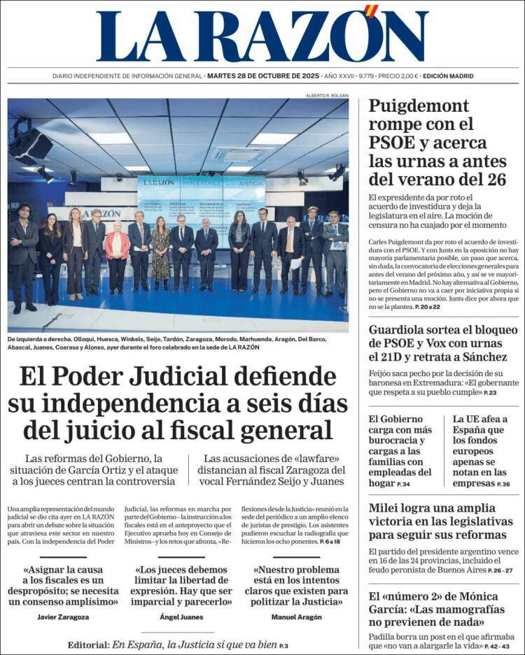 La Razon, 28 octubre 2025 La Razon, 28 octubre 2025