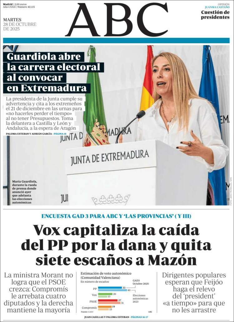 ABC, 28 octubre ABC, 28 octubre