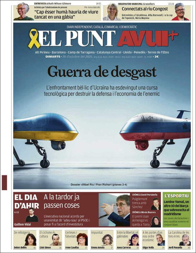 El Punt Avui, 28 octubre 2025 El Punt Avui, 28 octubre 2025