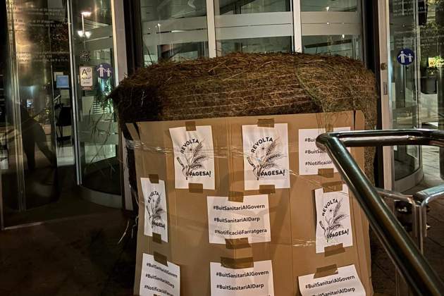 Protesta payeses Girona dermatosis nodular / ACN Protesta payeses Girona dermatosis nodular / ACN