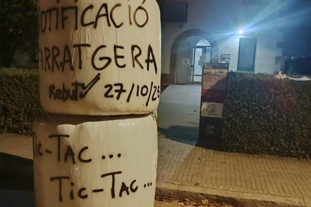 Protesta pagesos Granollers dermatosi nodular / ACN Protesta pagesos Granollers dermatosi nodular / ACN
