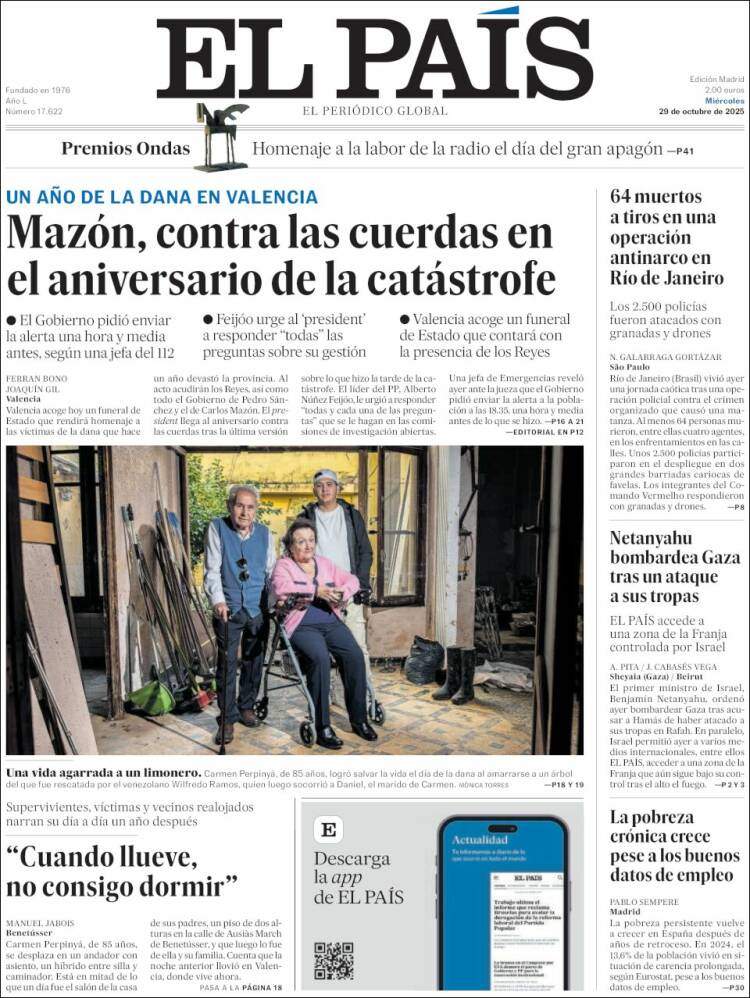 El Pais, 29 octubre El Pais, 29 octubre
