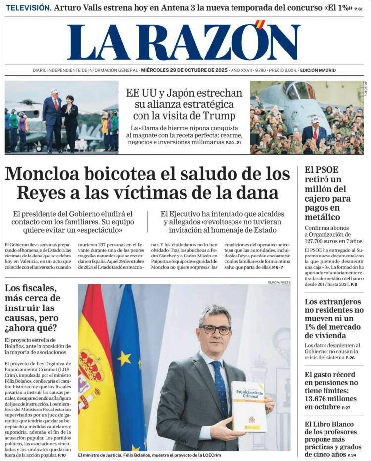 La Razon, 29 octubre La Razon, 29 octubre
