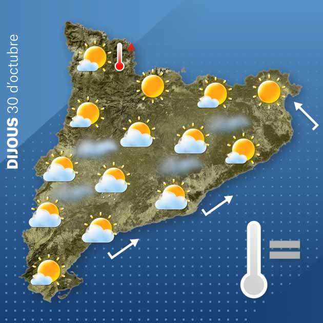 Mapa dimecres Catalunya 30 10 Mapa dimecres Catalunya 30 10
