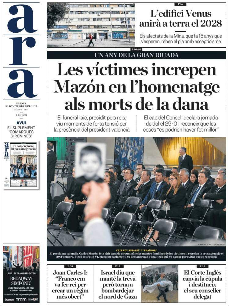 Ara, 30 octubre 2025