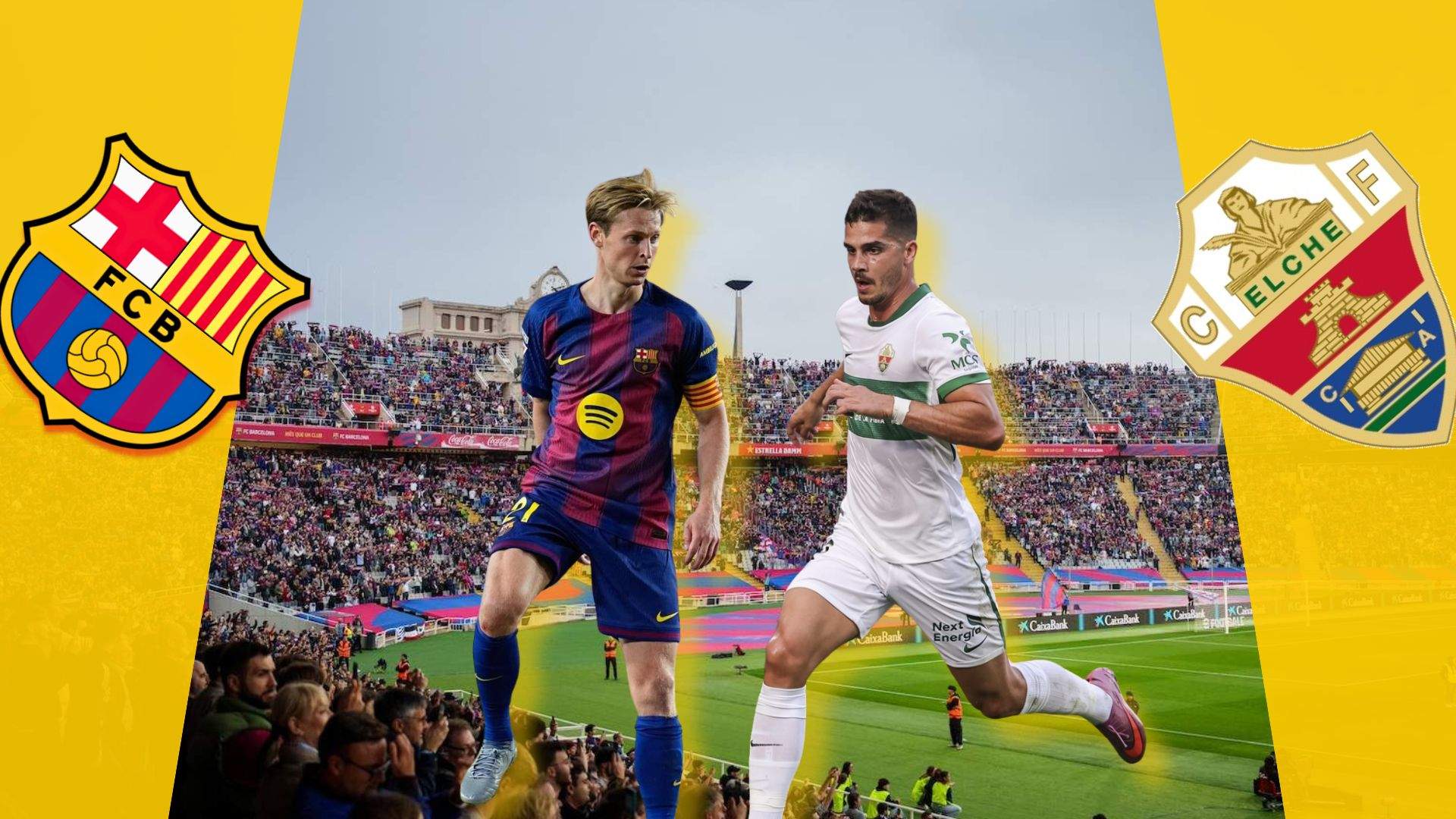 Barça - Elx: horari i on veure per TV el partit de l'11a jornada de LaLiga EA Sports