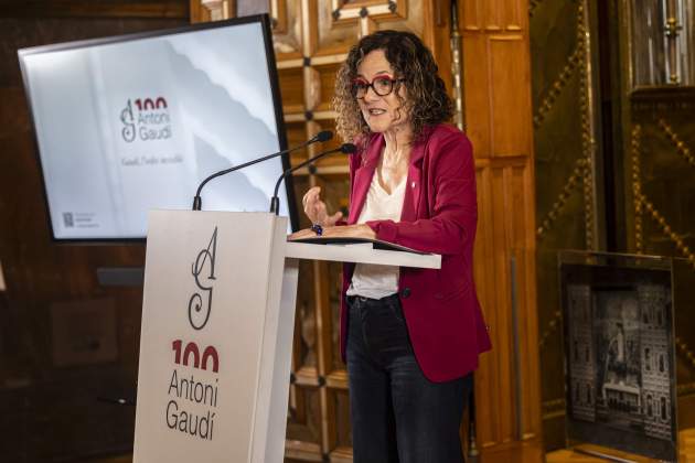 PRESENTACIÓ ANY GAUDÍ PALAU GUELL consellera cultura / Foto: Montse Giralt PRESENTACIÓ ANY GAUDÍ PALAU GUELL consellera cultura / Foto: Montse Giralt