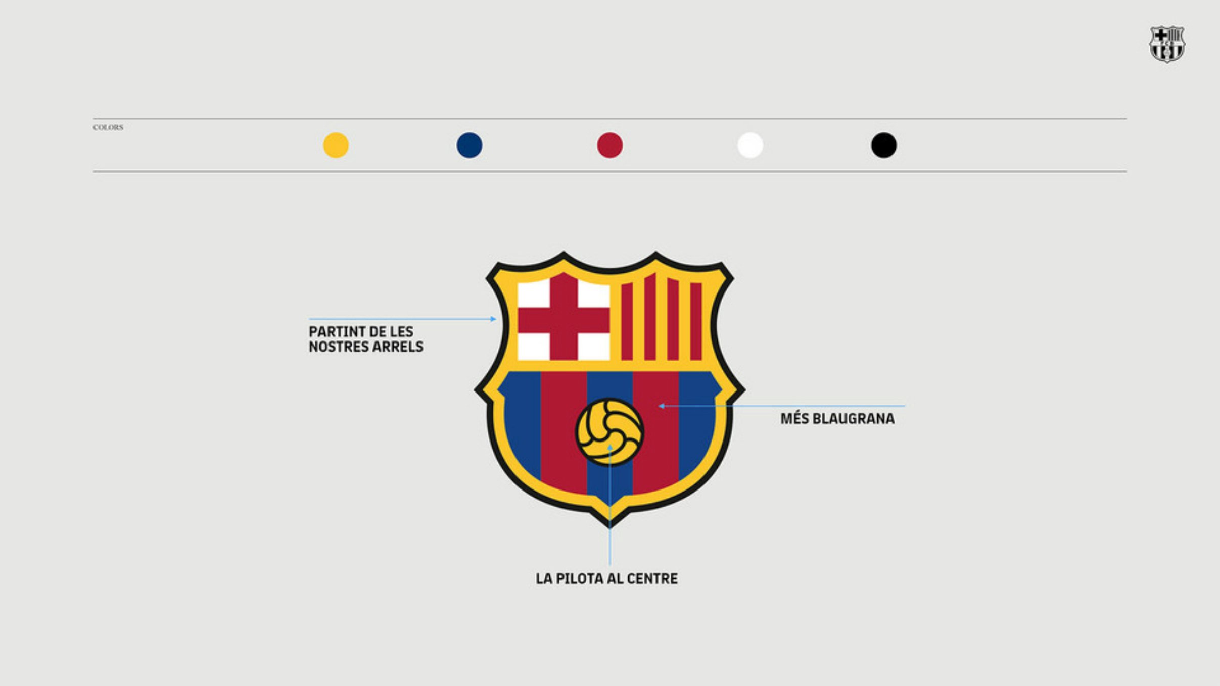 La afición del Barça rechaza el nuevo escudo