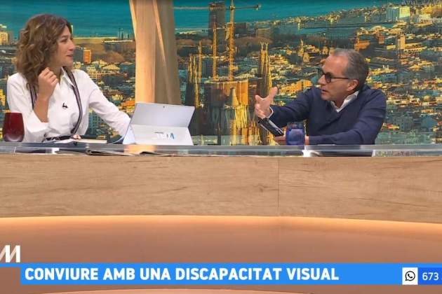 Christian Garcia, amb l'Helena Garcia Melero al 'Tot es mou' TV3 Christian Garcia, con Helena Garcia Melero en 'Tot es mou' TV3