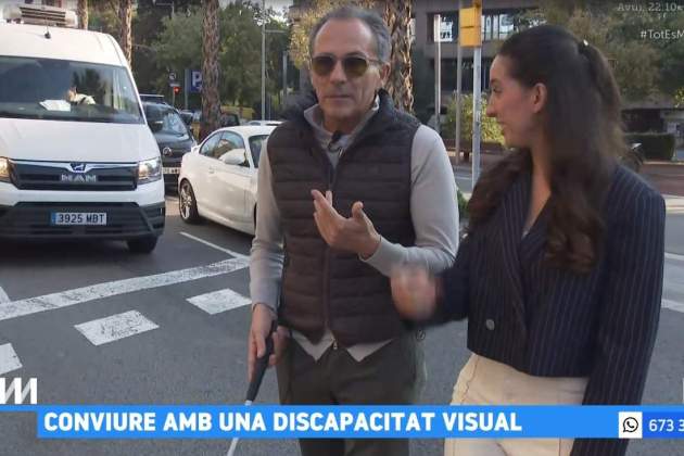 Christian Garcia explica cómo es vivir en Barcelona con una discapacidad visual severa TV34 Christian Garcia explica cómo es vivir en Barcelona con una discapacidad visual severa TV34