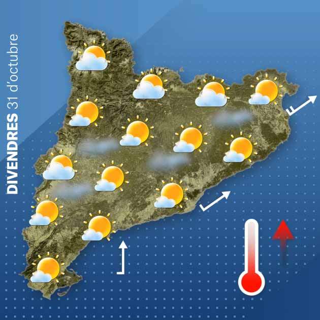 Mapa dijous Catalunya 31 10 Mapa dijous Catalunya 31 10