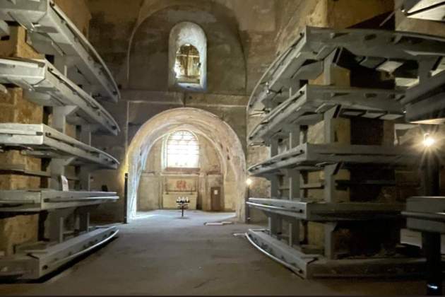 9. Sent Milion. Interior de l'església rupestre. Cedida Josep Vilardaga Meseguer 9. Sent Milion. Interior de l'església rupestre. Cedida Josep Vilardaga Meseguer