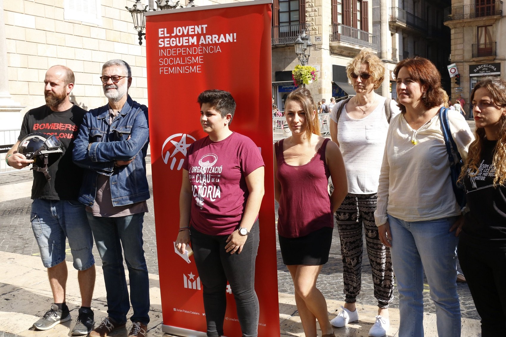 El independentismo llama a ocupar Sant Jaume para "combatir el fascismo"