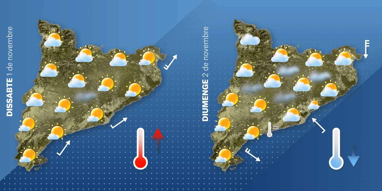 Mapa cap de semana Catalunya 31 10 Mapa cap de semana Catalunya 31 10