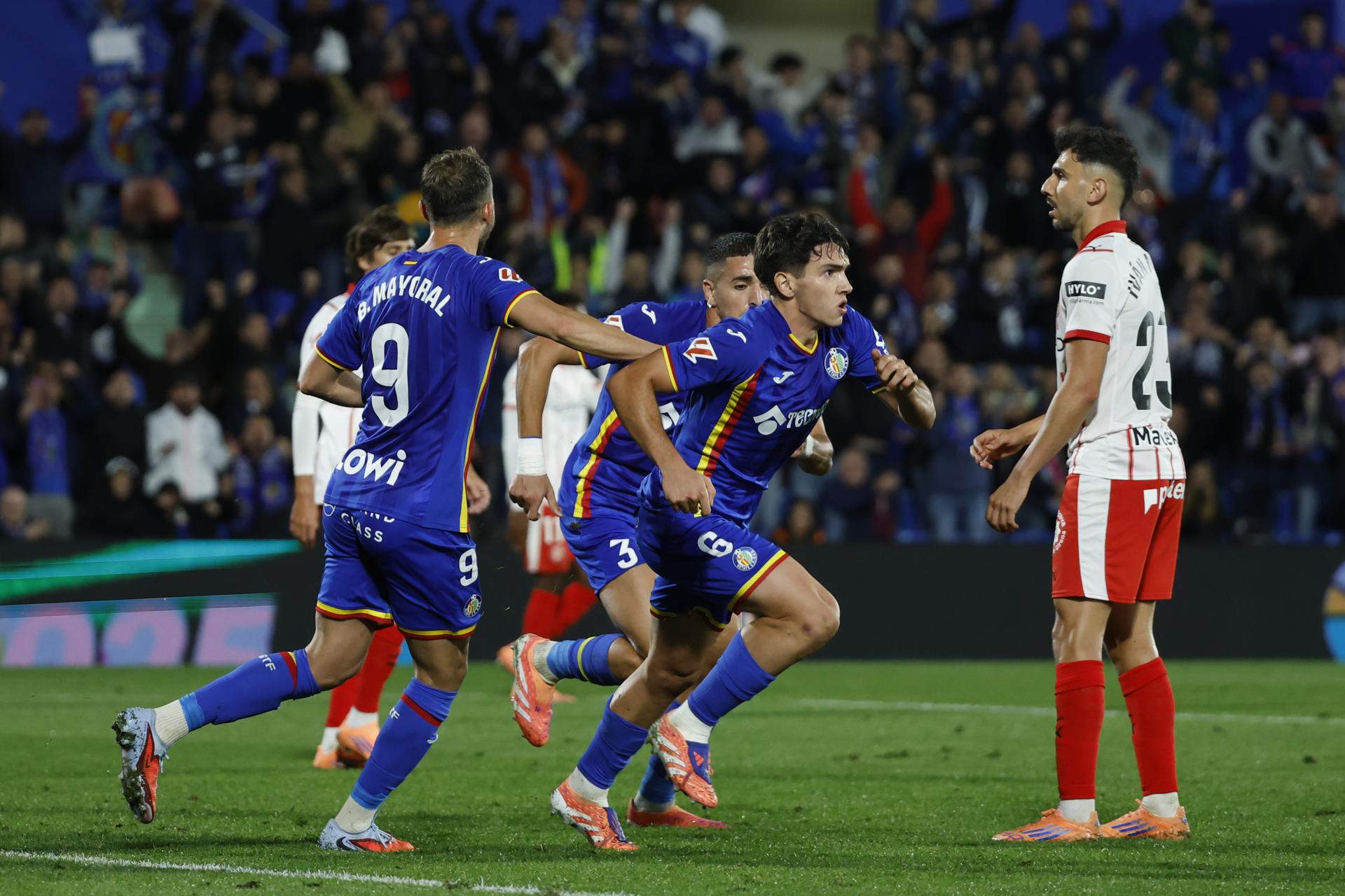 Un Girona apagat cau davant el Getafe i continua enfonsat a la classificació (2-1)