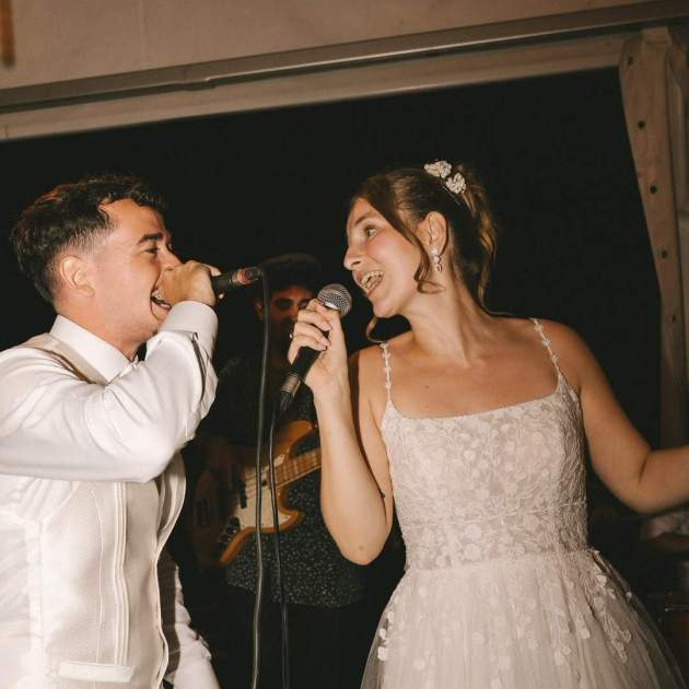 L'Oriol de Ramon i la Judit durant la celebració / Instagram @byclararuiz L'Oriol de Ramon i la Judit durant la celebració / Instagram @byclararuiz