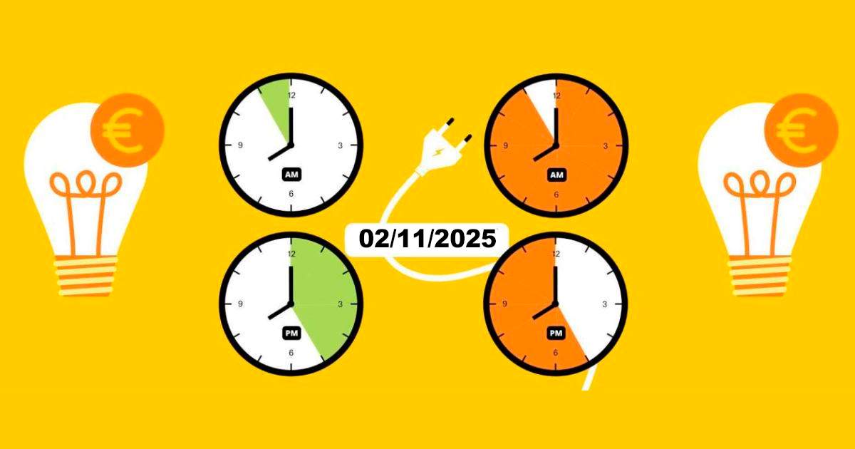 Preu de la llum avui, 2 de novembre de 2025, per hores: quan és més barat posar la rentadora?