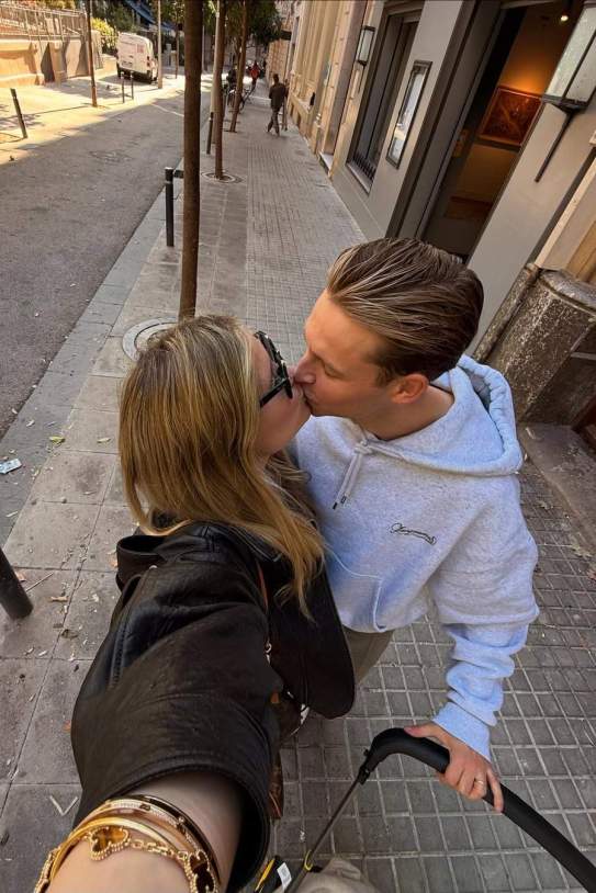 Frenkie de Jong y Mikky Kiemeney, once años juntos / Instagram