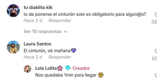 Resposta de Lola Lolita   Tiktok