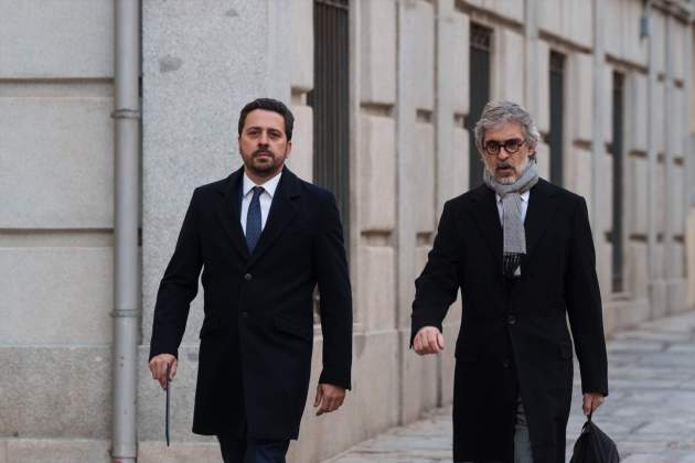 Diego Villafañe arribant al Suprem   Europa Press