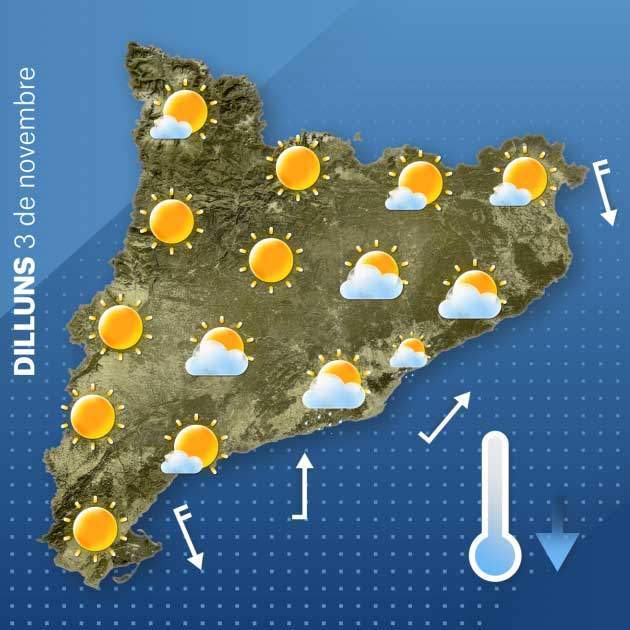 Mapa Catalunya Dilluns 2-11 Mapa Catalunya Dilluns 2-11