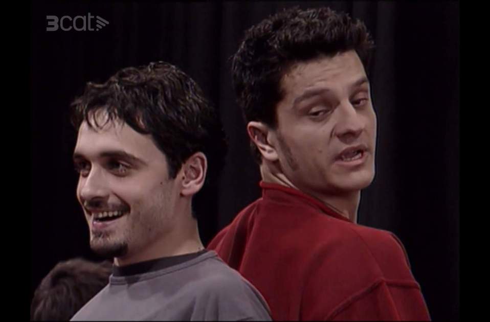 Pau Durà i Joel Joan en el capítulo 1 de Plast bruts, TV3