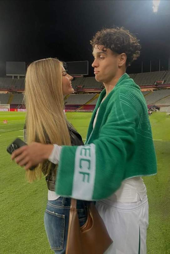 La pareja después del partido / Instagram