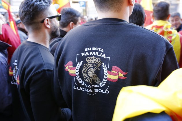 Jusapol policía Nacional Guardia civil manifestación policías - Sergi Alcàzar