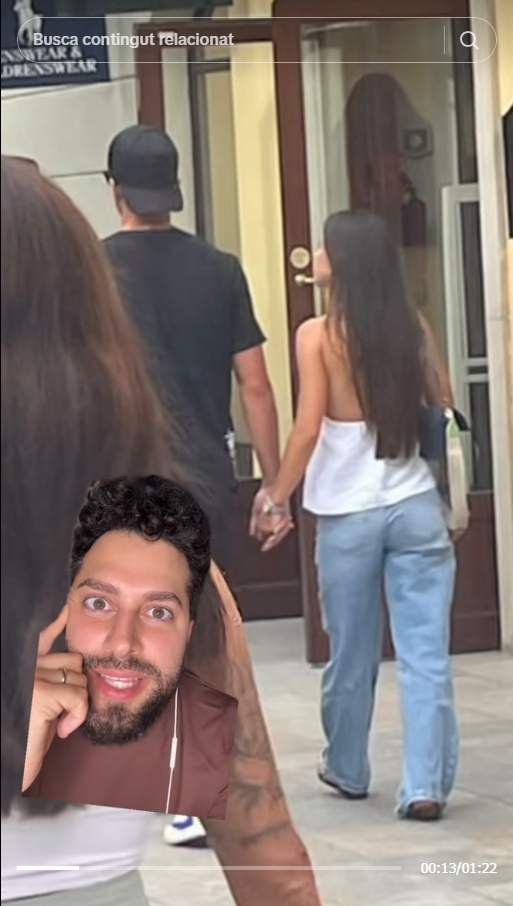 Ferran Torres de la mà de la seva suposada nòvia el passat mes d'agost   TikTOK