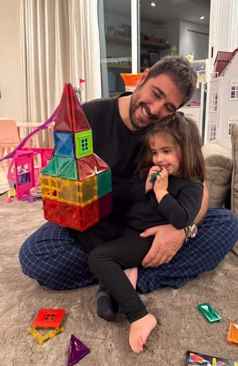 Antonio Orozco amb la seva filla Antonella   Instagram