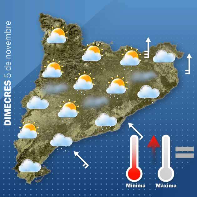 Mapa dimecres Catalunya 05 11