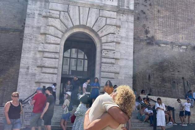 Silvestre y su madre de viaje / Instagram