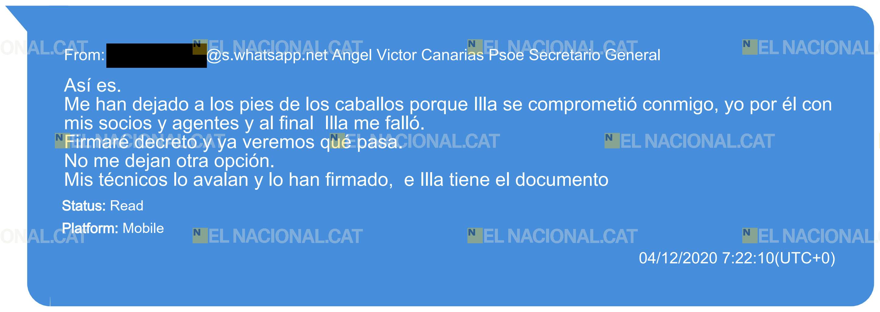 WhatsApp Torres a Koldo UCO 4 WhatsApp Torres a Koldo UCO 4