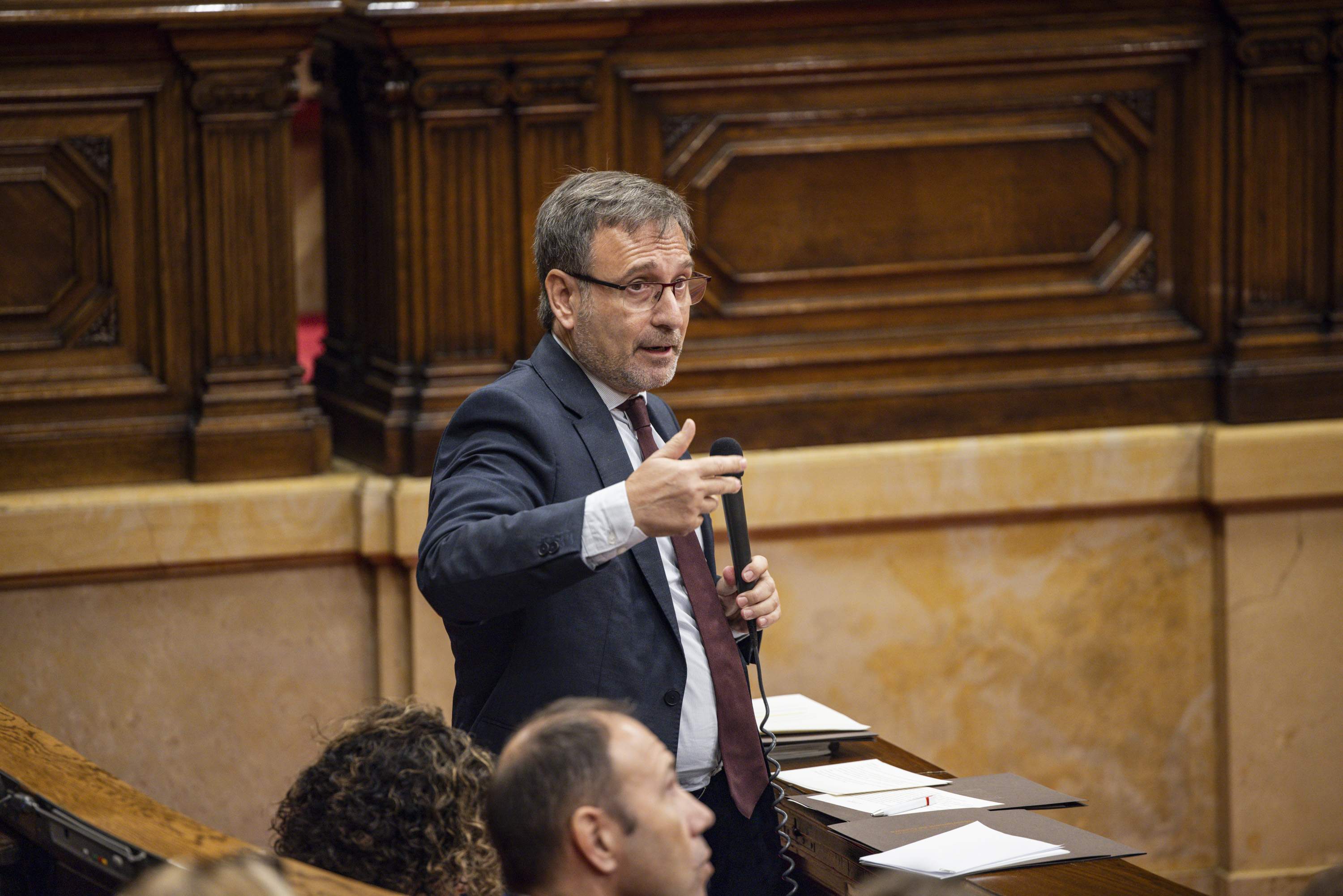 Sesió de control, ple parlament conseller vila lingüística / Foto: Carlos Baglietto