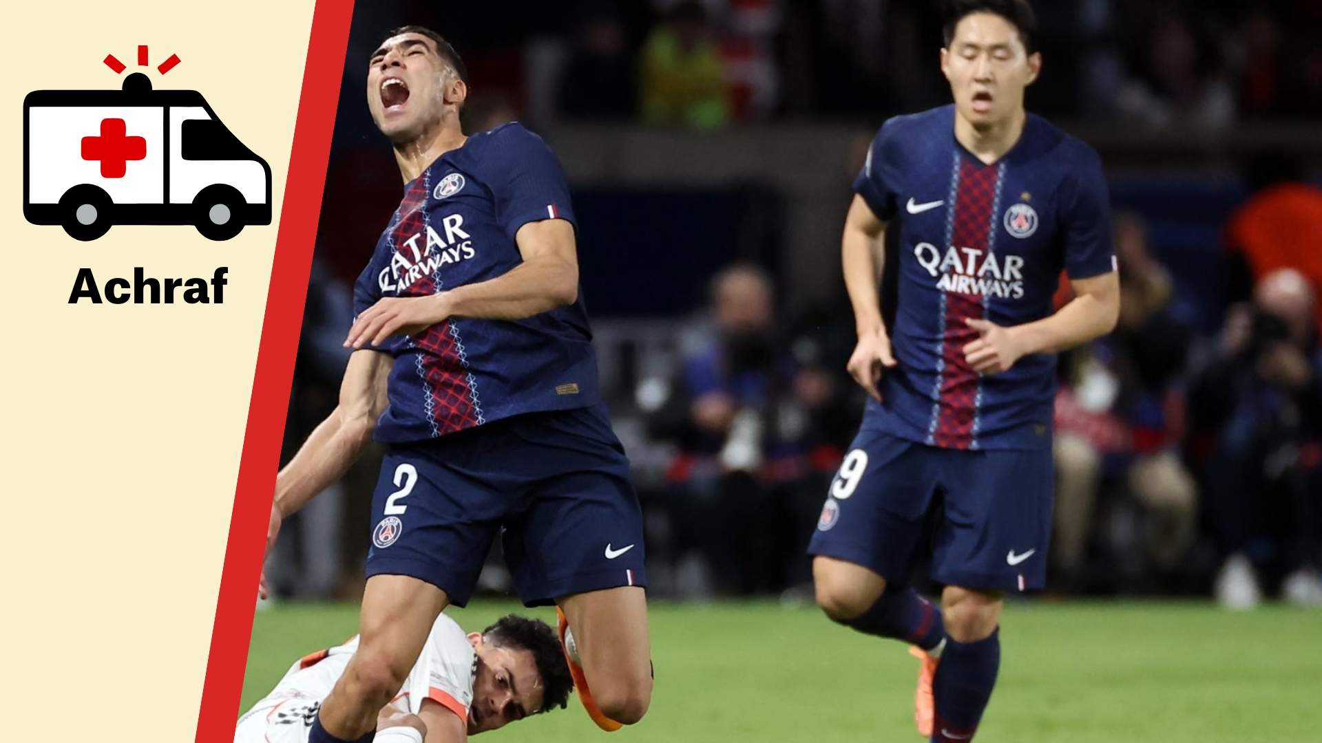 Lesió d'Achraf Hakimi: què li passa, quina lesió té i quant temps estarà de baixa